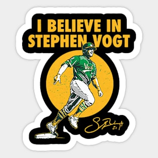 Stephen Vogt I Believe Sticker